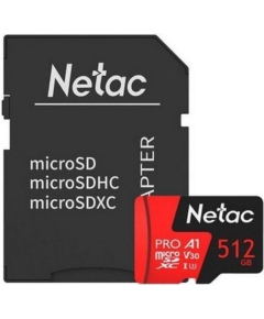 Карта Памяти microSDXC 512GB Class 10 Netac NT02P500P