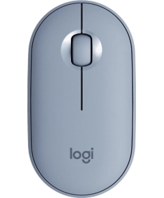 Мышь Беспроводная Logitech Wireless Mouse Pebble M350 Blue Grey (910-005719)