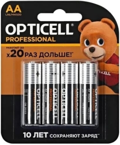 Батарейка AA OPTICELL Professional (LR6/MN1500)