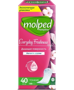 Прокладки женские ежедневные MOLPED DAILY CARE Тонкие 40X16