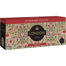 Чай черный пакетированный London 25пак Standard Ceylon 50 г (4607051541856)