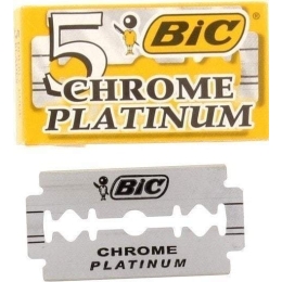 Лезвия для бритвы Т-образного станка Bic Chrome Platinum (3086127501641)