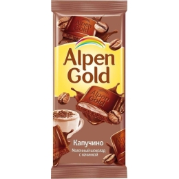 Шоколад Alpen Gold Капучино 90 г (4601738005594)