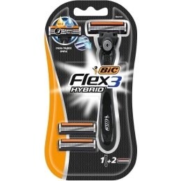 Станок для бритья Bic Flex 3 Hybrid (2 кассеты) (3086123519114)