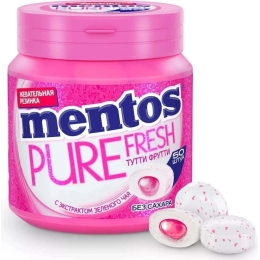 Жевательная резинка Mentos Pure Fresh Тутти-Фрутти 100 г (46225924)