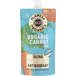 Маска для лица Planeta Organica Eco Organic carrot Антиоксидантная 100 мл (4630056020248)