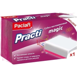 Губка меламиновая Paclan 1шт Practi Magic 1шт(4610015984279)