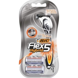 Бритва Bic Flex 5 Hybrid с 2 сменными кассетами (3086123534414_3086123644922)
