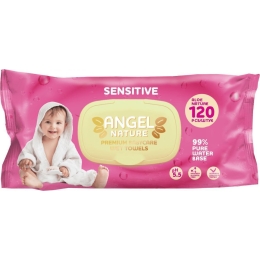 Детские влажные салфетки Ping&Vini Angel Sensitive 120 шт (4627106130446)