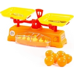 Игровой набор Весы Чебурашка и крокодил Гена + 6 апельсинов (в сеточке)(4810344084262)