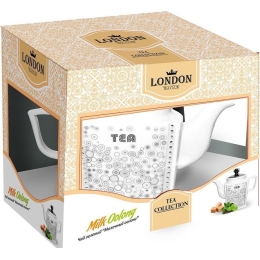 Чай зеленый листовой London Молочный Оолон гв заварнике 100 г (4607051542495)