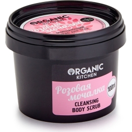 Скраб для тела Organic Kitchen Очищающий Розовая мочалка 100 мл (4680007214660)