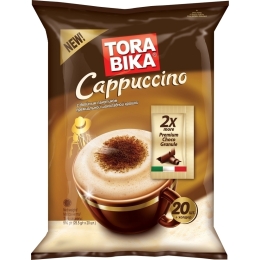 Кофе в стиках Torabika Капучино+пакет с шоколадной крошкой 25 г (8996001414019)