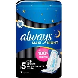 Гигиенические прокладки Always Maxi Secure Night Extra 7 шт (8006540451915)
