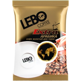 Кофе молотый Lebo Extra для турки 100 г (4602076000036)