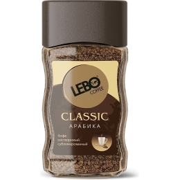 Кофе растворимый Lebo Classic 100 г (4602076000364)