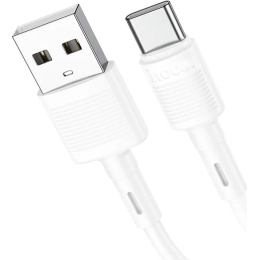 Дата-кабель USB 3.0A для Type-C Hoco X83 ПВХ 1м (White)