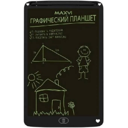 LCD планшет для заметок и рисования Maxvi MGT-03 black
