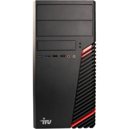 Компьютер IRU Home 310H5SM MT i3 10105F/16Gb/SSD512Gb GTX1630 4Gb/DOS/черный 1859404