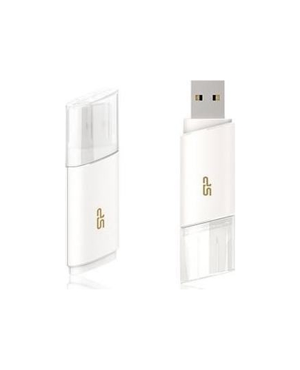 Флеш Диск Silicon Power 16GB Blaze B06 SP016GBUF3B06V1W USB3.1 белый