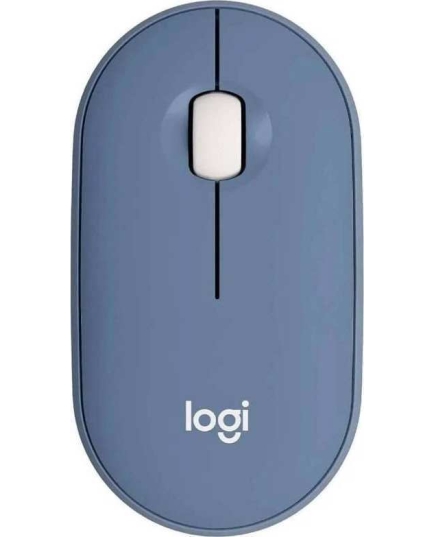 Мышь Беспроводная Logitech Wireless Mouse Pebble M350 Blue (910-006655)