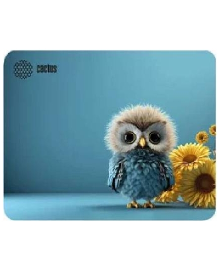 Коврик для мыши Cactus Owl blue 220x180x2мм (CS-MP-P07XS)