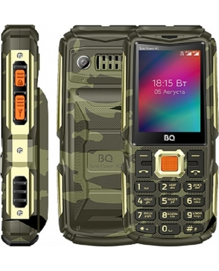 Мобильный телефон BQ Tank Power 4G Camouflage + Gold (BQ-2410L)