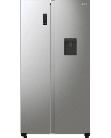 Холодильник Gorenje NRR9185EAXLWD серебристый матовый