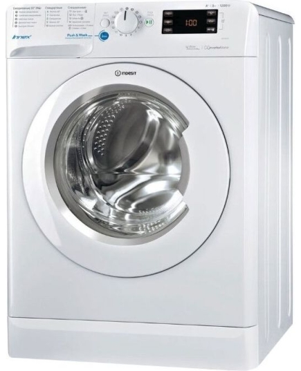 Стиральная машина Indesit Innex BWE 81282 L B класс: A-20% загр.фронтальная макс.:8кг белый