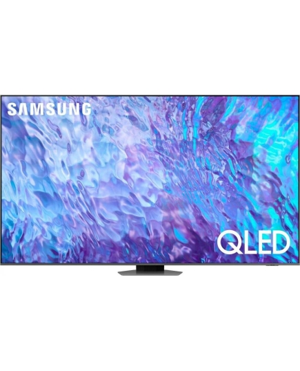 98" Телевизор QLED Samsung QE98Q80CAUXRU Series 8 серебристый 4K Ultra HD 100Hz DVB-T2 DVB-C DVB-S2 USB WiFi Smart TV