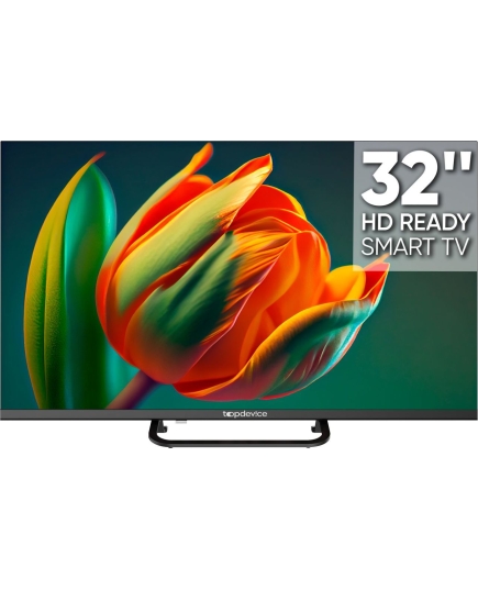 32” Телевизор TopDevice TDTV32CS04HBK черный 1366x768, HD, 60 Гц, Wi-Fi, Smart TV, Wildred