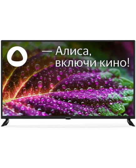 43" Телевизор SUNWIND SUN-LED43XU400 черный 3840x2160, Ultra HD, 60 Гц, WIFI, SMART TV, Яндекс.ТВ