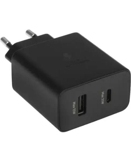 Сетевая зарядка SAMSUNG EP-TA220 35W Charger Duo USB-C+USB Black