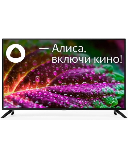 50" Телевизор SUNWIND SUN-LED50XU400 черный 3840x2160, Ultra HD, 60 Гц, WIFI, SMART TV, Яндекс.ТВ