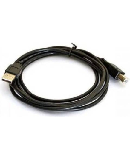 Кабель DeTech USB 2.0 AM-BM Black 1.5м