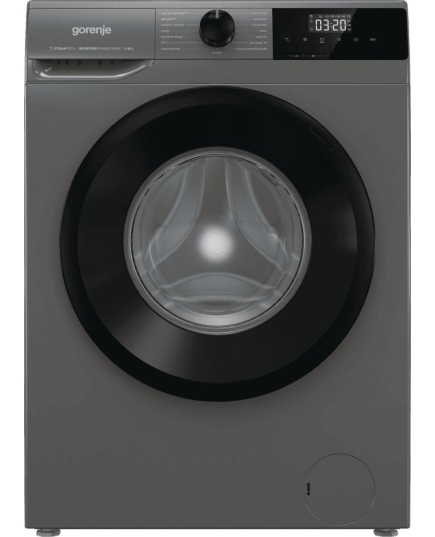 Узкая стиральная машина Gorenje W2NHPI62SCSS, с паром