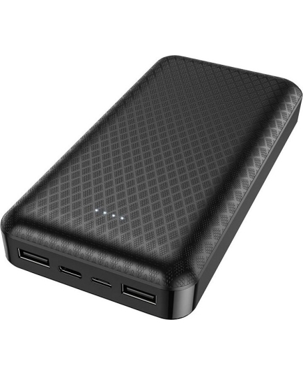 Внешний АКБ Borofone BJ3A 20000mAh 2USB+Type-C 2.0A Li-pol (Black)