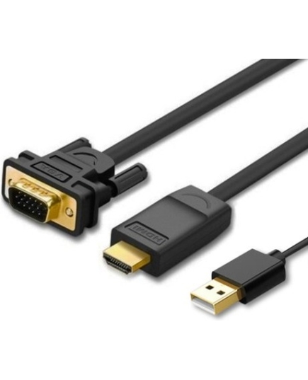 Кабель для Монитора UGREEN MM101(30449) HDMI to VGA 1.5м