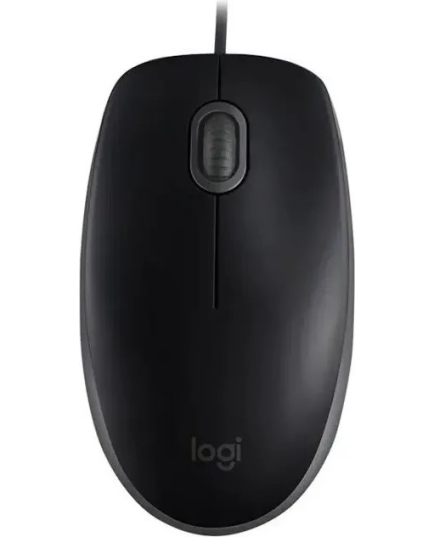 Мышь Проводная Logitech M110 SILENT Black