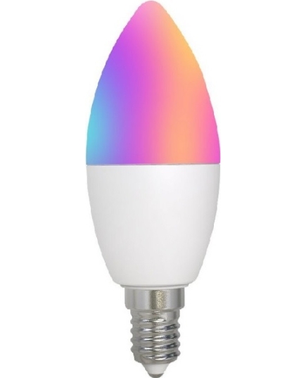 Умная лампочка MOES Wi-Fi Bulb E14 (RGB+CW) 6W