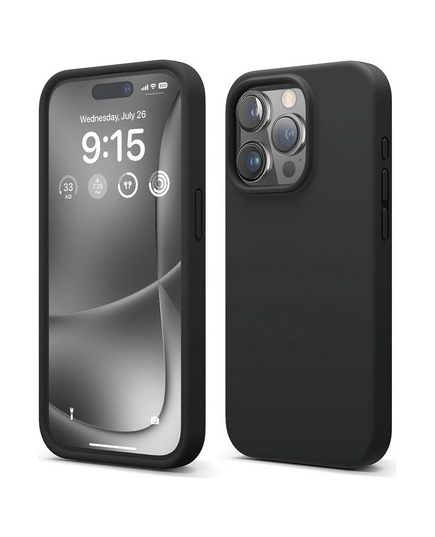 Чехол Elago iPhone 15 Pro Max Soft silicone Liquid Black