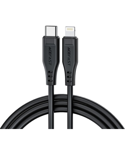 Кабель Lightning ACEFAST C3-01 TPE charging data cable для подзарядки. Цвет: Black