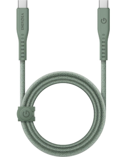 Кабель Type-C EnergEA Flow Green 1.5m