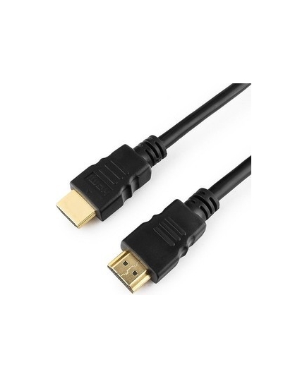 Кабель DeTech HDMI A-A v1.4 4K 60Hz 30AWG, черный цвет 2м (CCS)