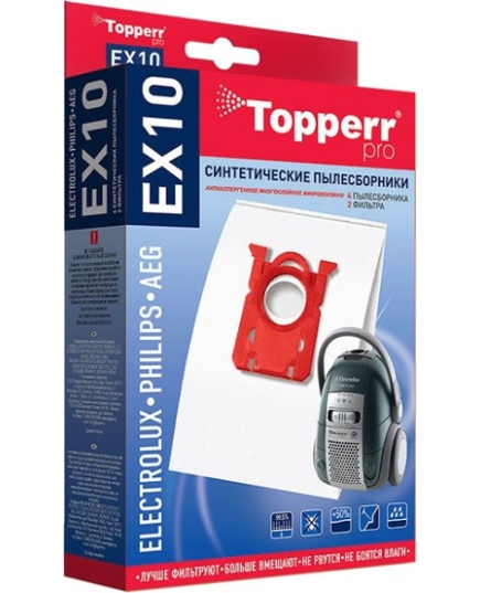 Topperr Пылесборник д/пылесоса ELECTROLUX EX10