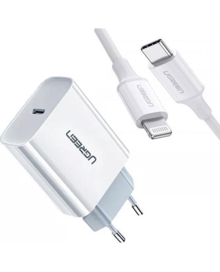 СЗУ UGREEN CD137(50698) 20W+USB-C PD Fact Charge белый