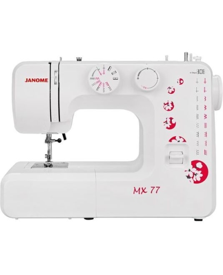 Швейная машина Janome MX 77 (MX 77), электромеханическое управление, качающийся челнок, количесство операций: 15