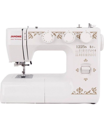 Швейная машина Janome 1225 S (1225S), электромеханическая, качающийся челнок, количество операций: 25