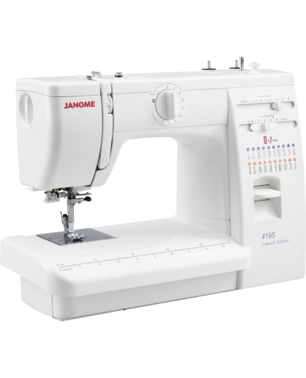 Швейная машина Janome 419S (419S), электромеханическое управление, качающийся челнок, количесство операций:19