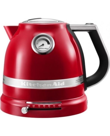 Чайник электрический KitchenAid 5KEK1522 серебристый матовый/красный